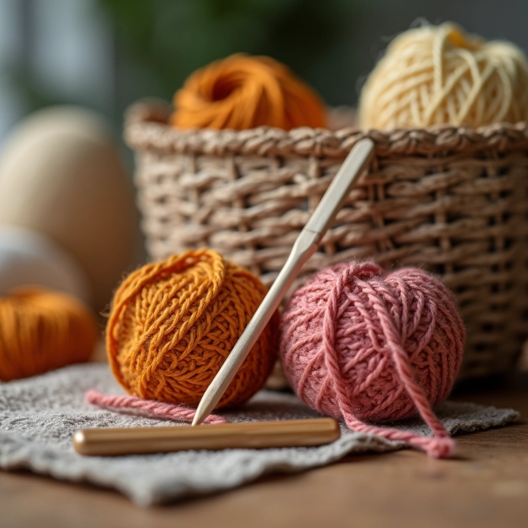 Agulhas de crochê adequadas para fio de malha.