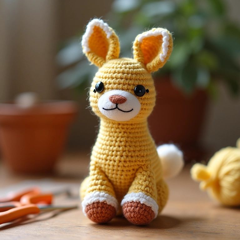Amigurumi da Galinha Pintadinha em crochê, feito à mão.