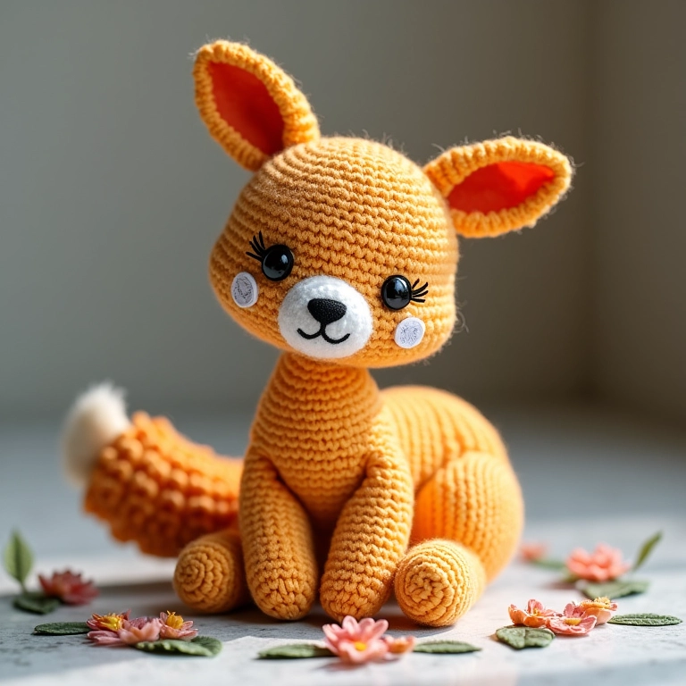 Amigurumi de crochê de mandala relaxante.