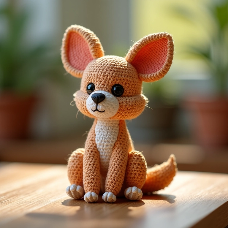 Amigurumi de crochê representando a popularidade do quilling.