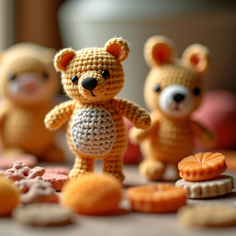Amigurumi de jogos e brinquedos feitos com palitos de picolé.