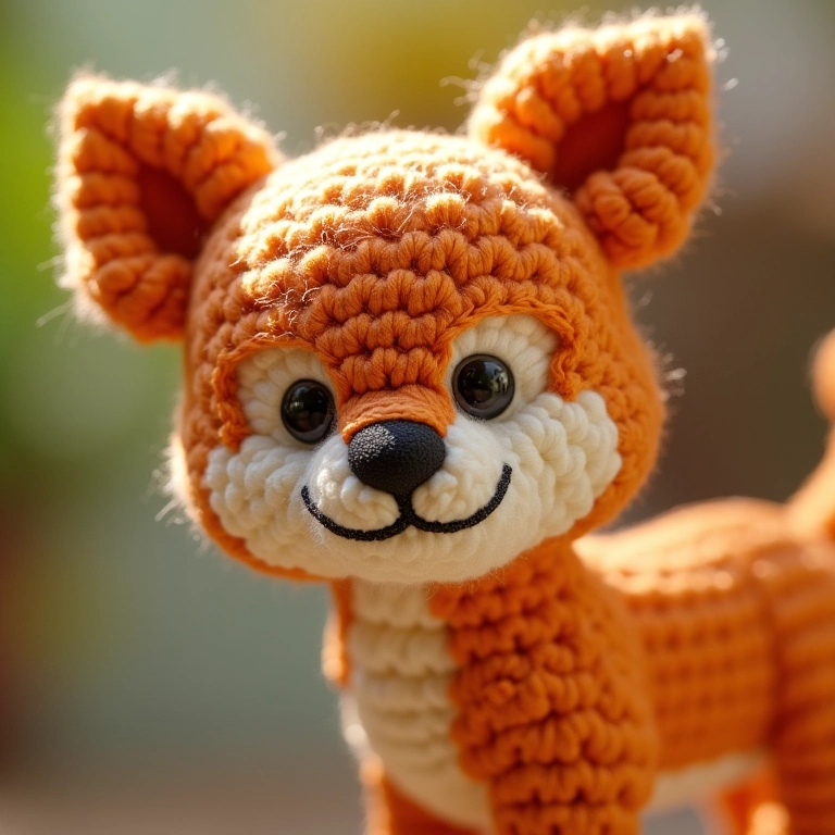 Amigurumi de porta-retrato de EVA com tema de bichinhos em crochê.
