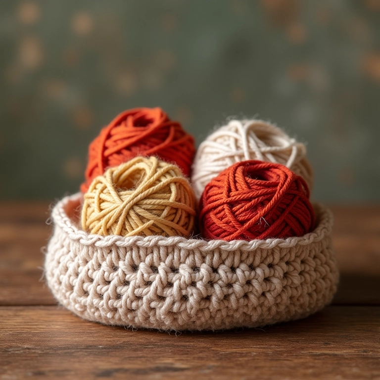 Armarinho tradicional com fios e acessórios para crochê e costura.