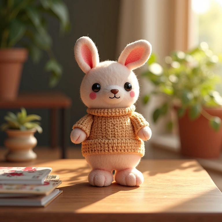 Bloquinho de anotações personalizado com capa de crochê amigurumi.