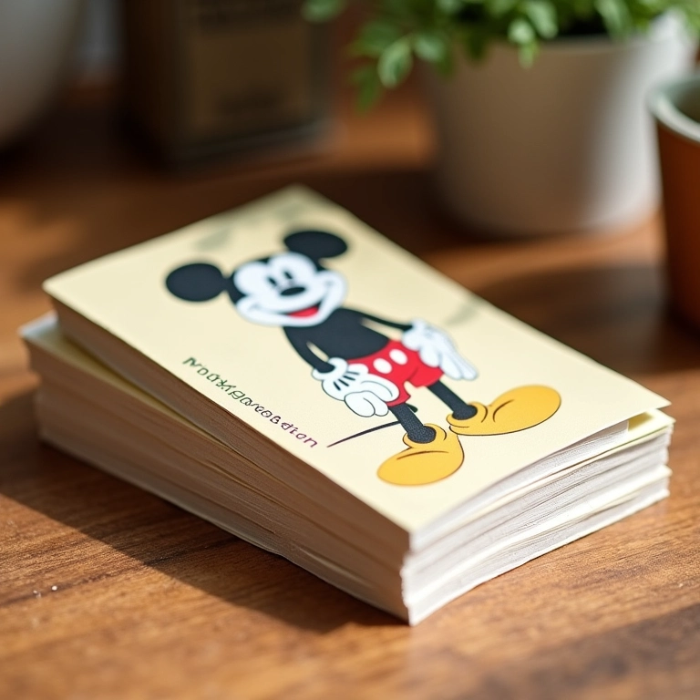 Bloquinhos de anotações com capa do Mickey para lembrancinhas.
