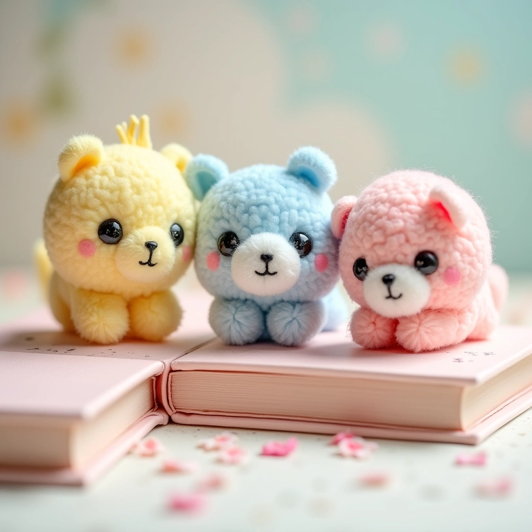 Bloquinhos de anotações personalizados de amigurumi, presente útil.