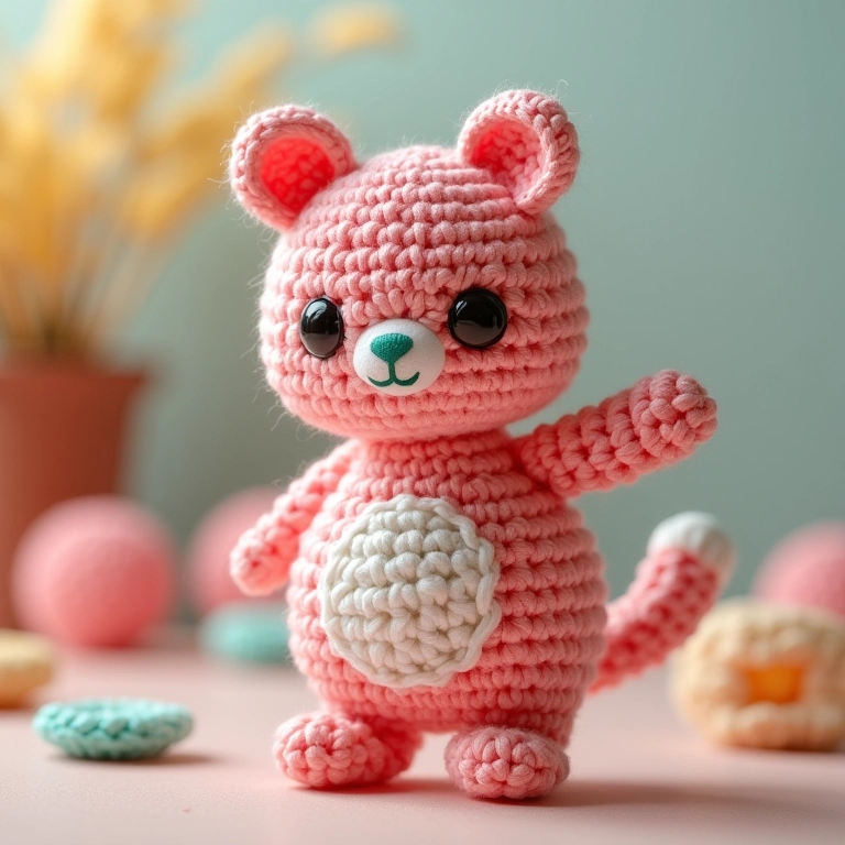 Bolhas de sabão personalizadas em amigurumi.