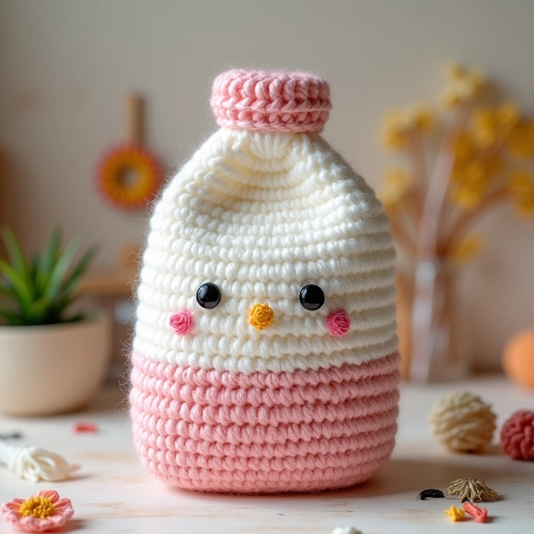 Bolsa de crochê com diferentes opções de customização.