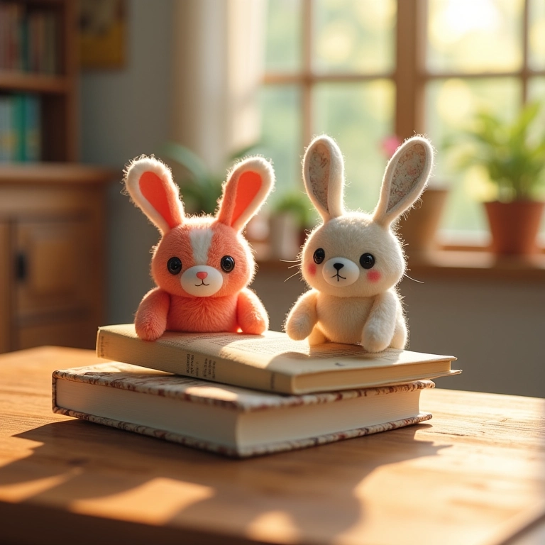 Cadernetas artesanais com capa de crochê amigurumi.