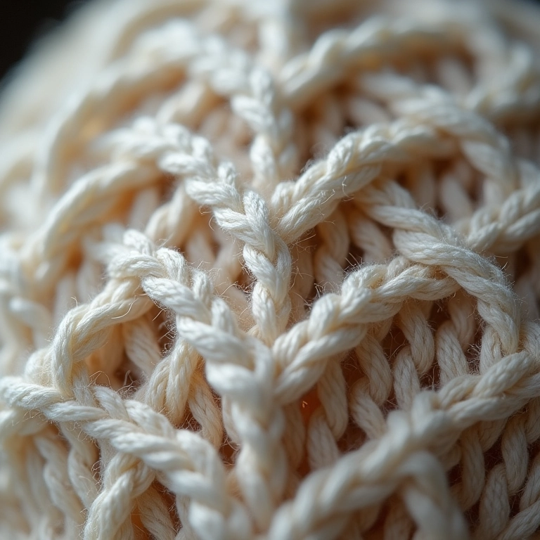 Cesto com blocos de pontos altos e baixos alternados.