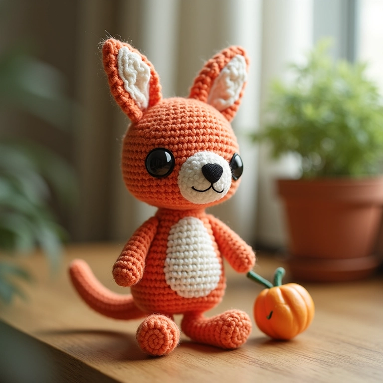 Cofre em amigurumi feito com caixa de sapato reciclada.