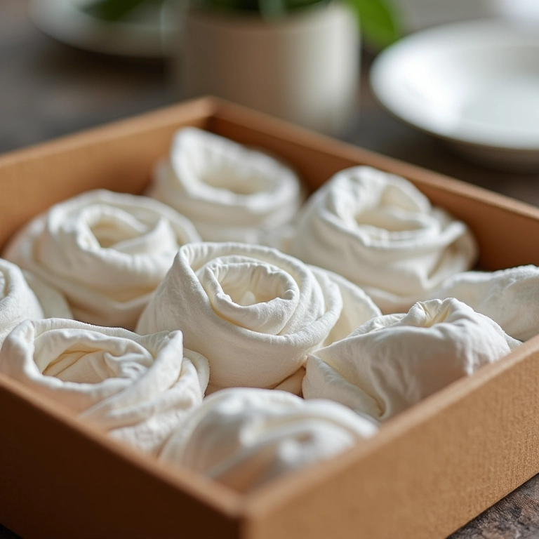 Como armazenar porta-guardanapos de EVA corretamente