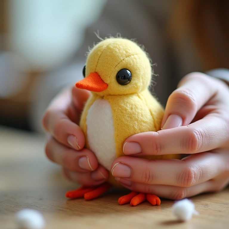 Como deixar o passarinho de feltro mais fofinho?