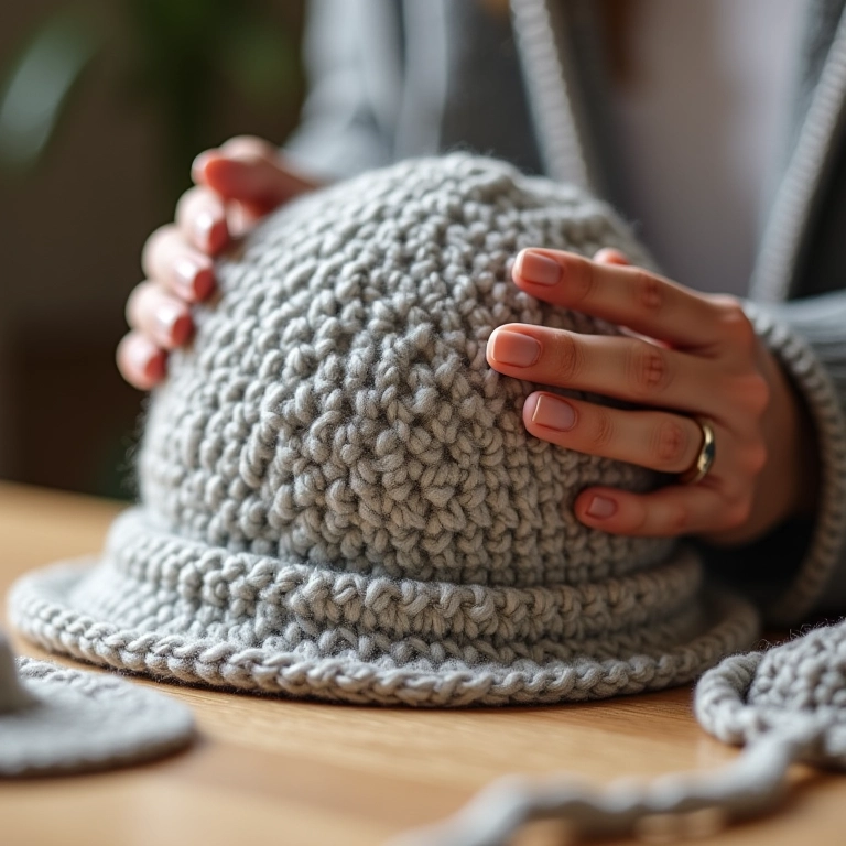 Como evitar que o chapéu de crochê deforme.