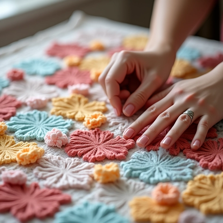 Como faço para a manta de patchwork de amigurumi não ficar torta? Dicas de alinhamento.