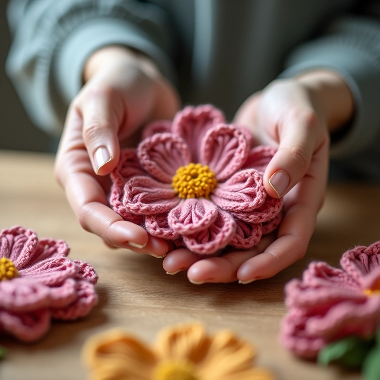 Como fazer um peso de porta flor sem costura.