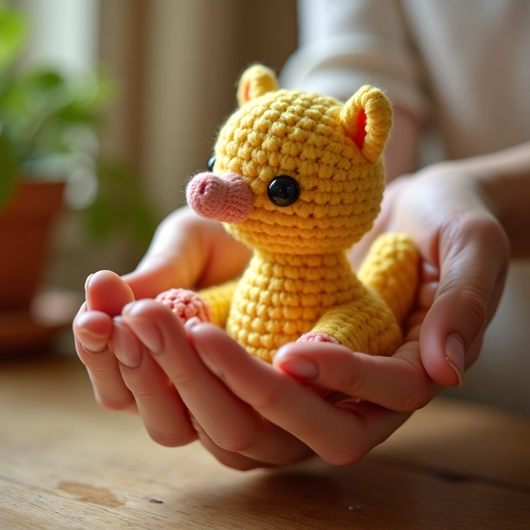 Como lavar as peças da Galinha Pintadinha em amigurumi?