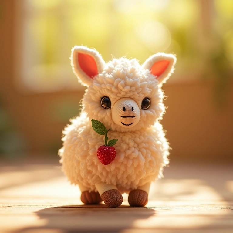 Convite com amigurumi da Galinha Pintadinha.