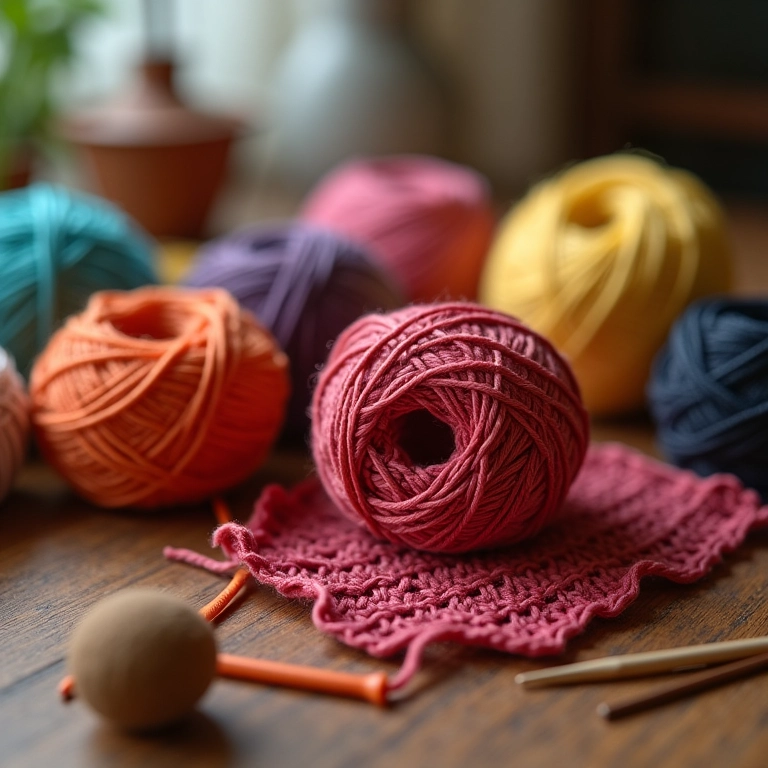 Detalhes do crochê, cores vibrantes para lembrancinhas únicas.