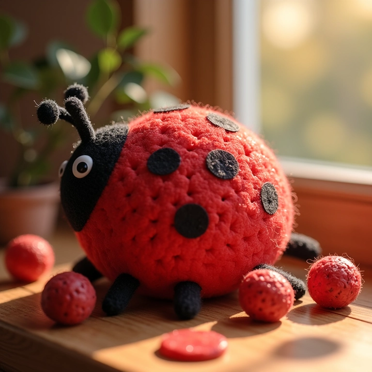 Docinhos personalizados com o tema da Ladybug e amigurumi.