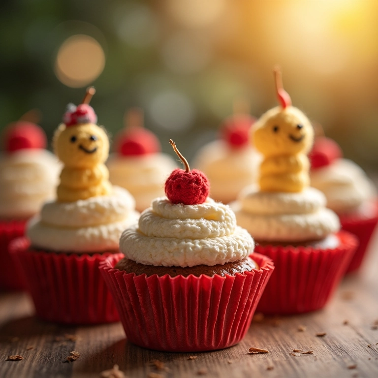 Docinhos personalizados de crochê com símbolos do Crisma para lembrancinha.