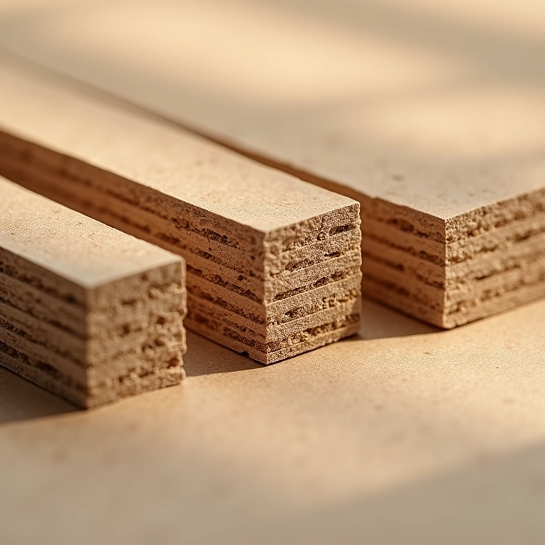 Espessuras diferentes de MDF para bases de cestos.