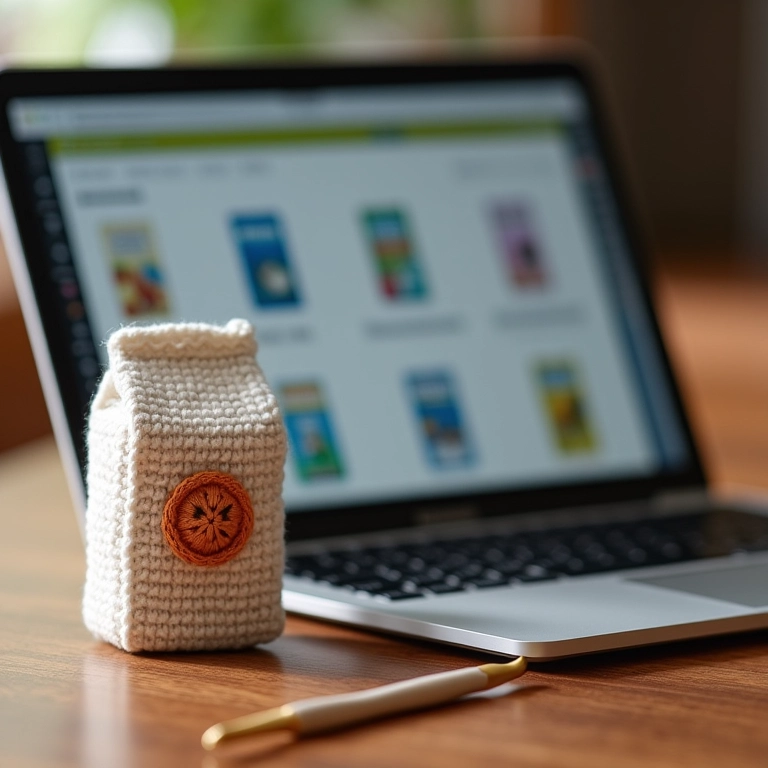 Fontes de inspiração e moldes para carteiras de caixa de leite em crochê.