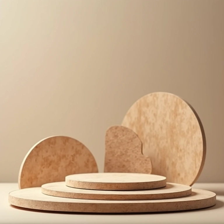 Formatos e tamanhos de bases de MDF para cestos.