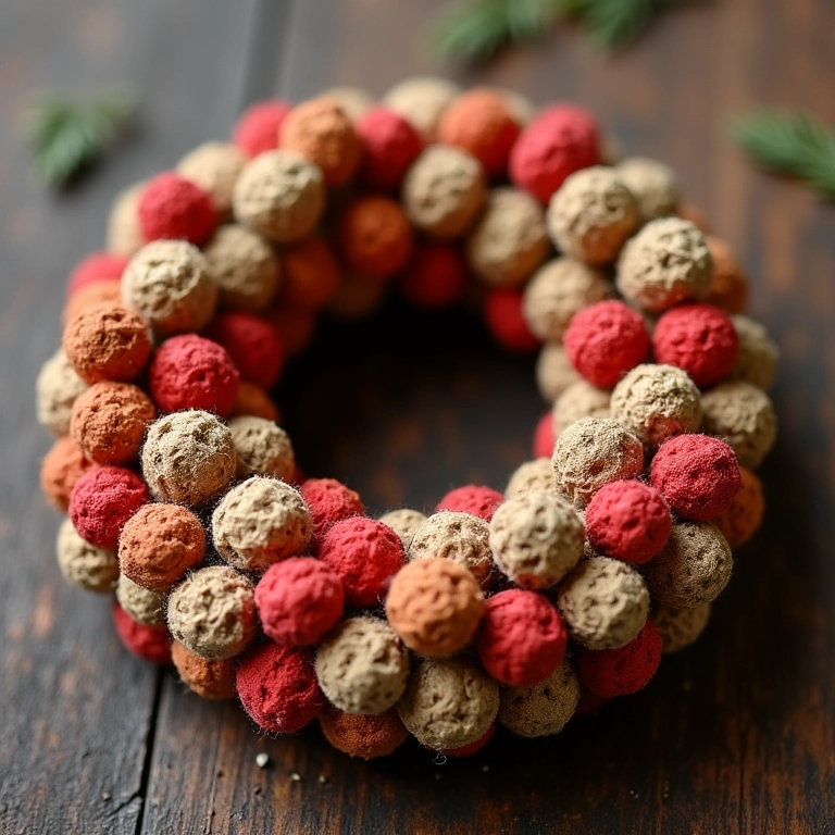 Guirlanda de rolhas de cortiça em amigurumi.