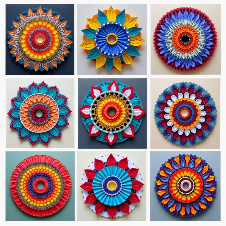 Inspirações: Mandalas, móbiles e decorações de CD.