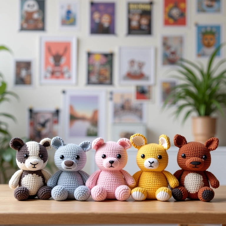 Inspirações para decoração de bolsas de crochê.