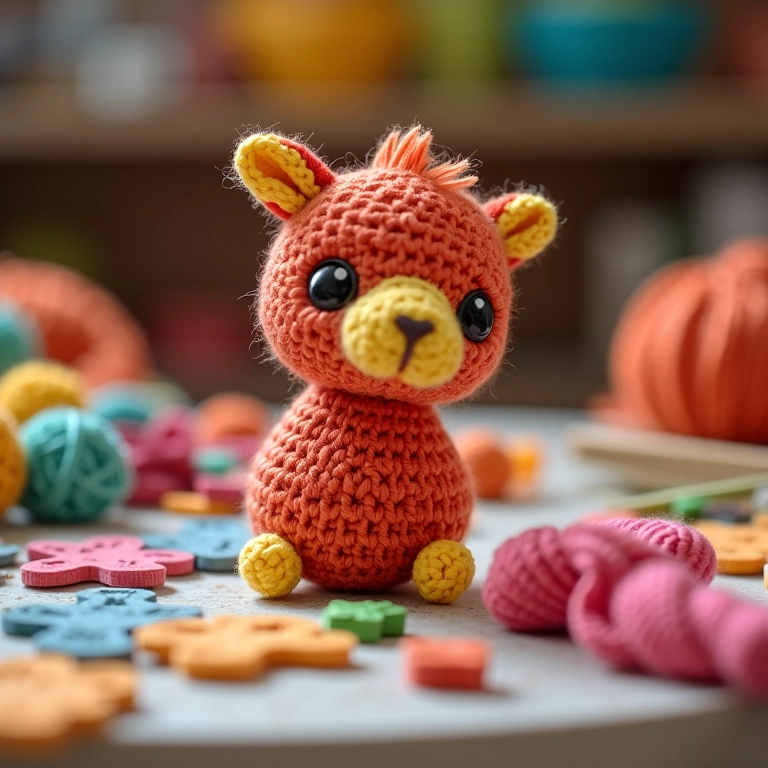 Jogo da memória da Galinha Pintadinha em amigurumi.