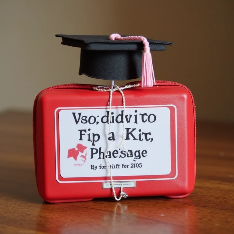 Kit de primeiros socorros personalizado como lembrancinha de formatura em medicina.
