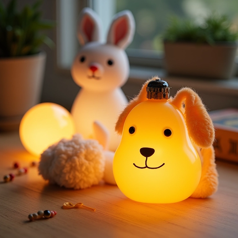 Lâmpadas queimadas transformadas em enfeites de amigurumi.