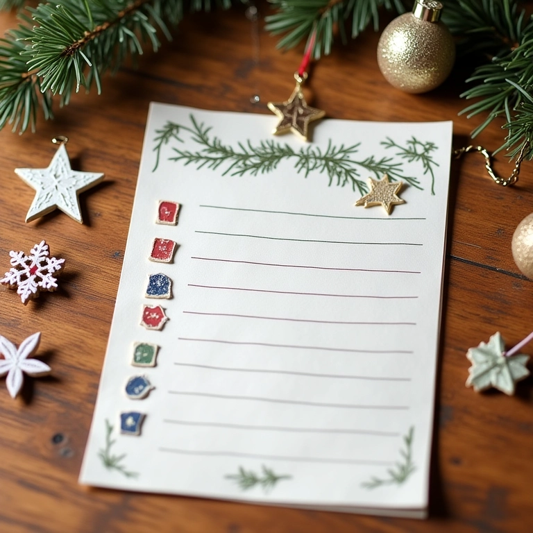 Lista de lembretes importantes para não esquecer no Natal artesanal.