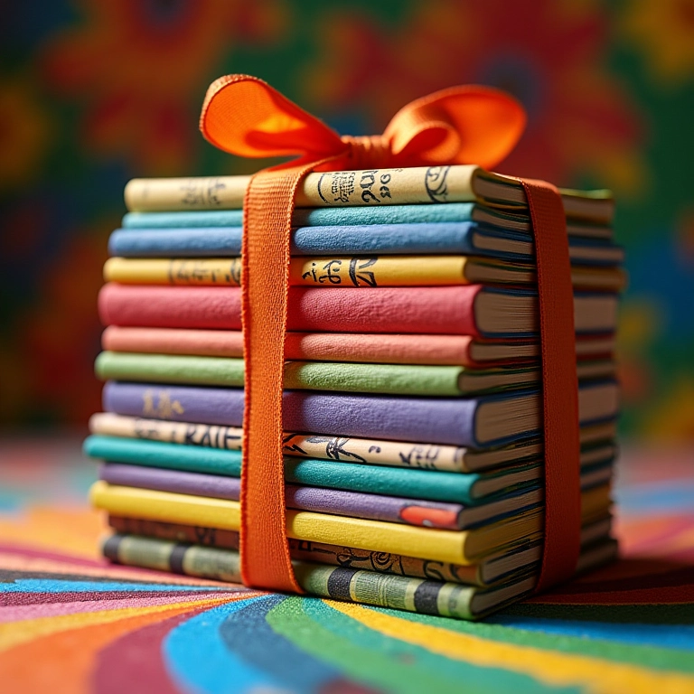 Livros de colorir e giz de cera como lembrancinha divertida.