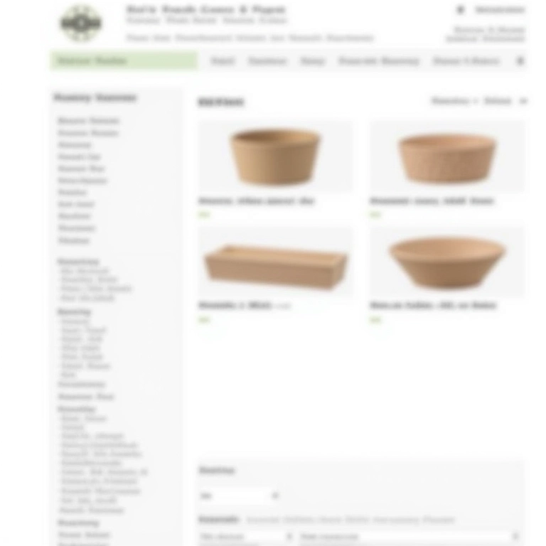 Loja online vendendo bases de MDF para cestos.