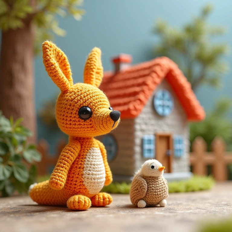 Manutenção e durabilidade da casinha de amigurumi.