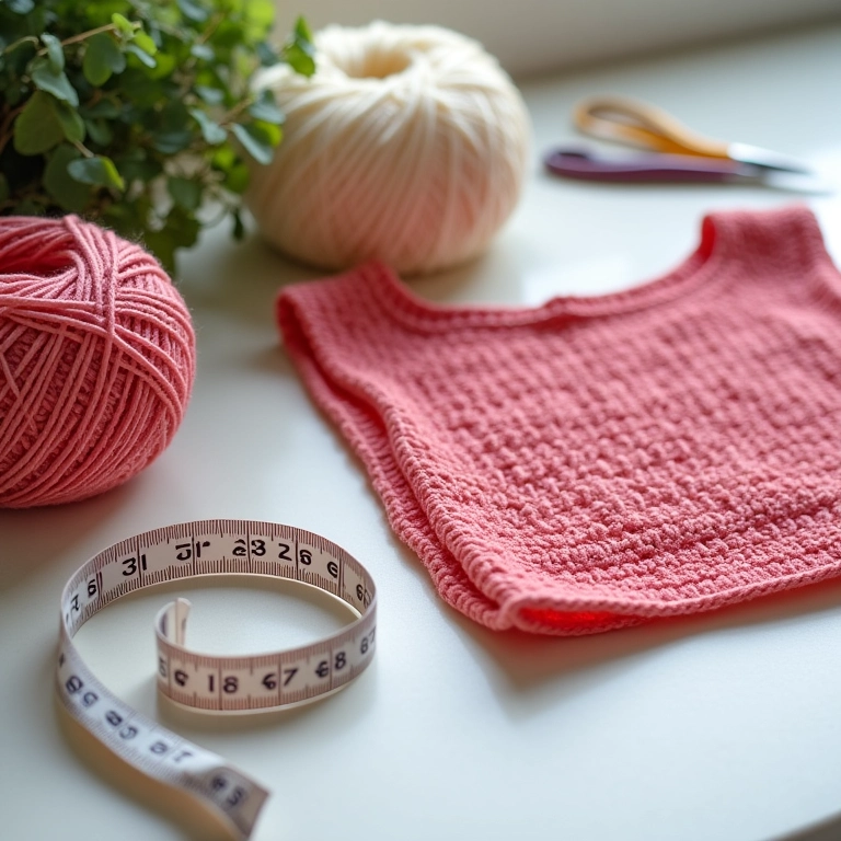 Materiais essenciais para crochê de cropped.