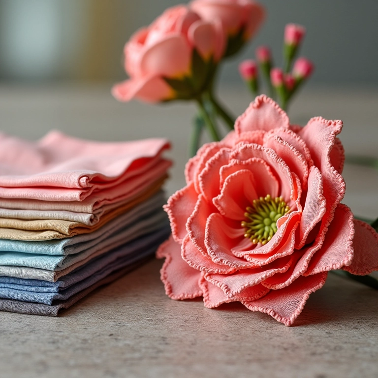 Melhor tecido para fazer fuxico em peso de porta flor.