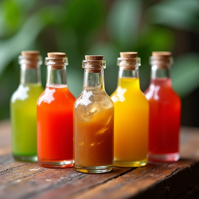 Mini drinks temáticos em garrafinhas para lembrancinha.