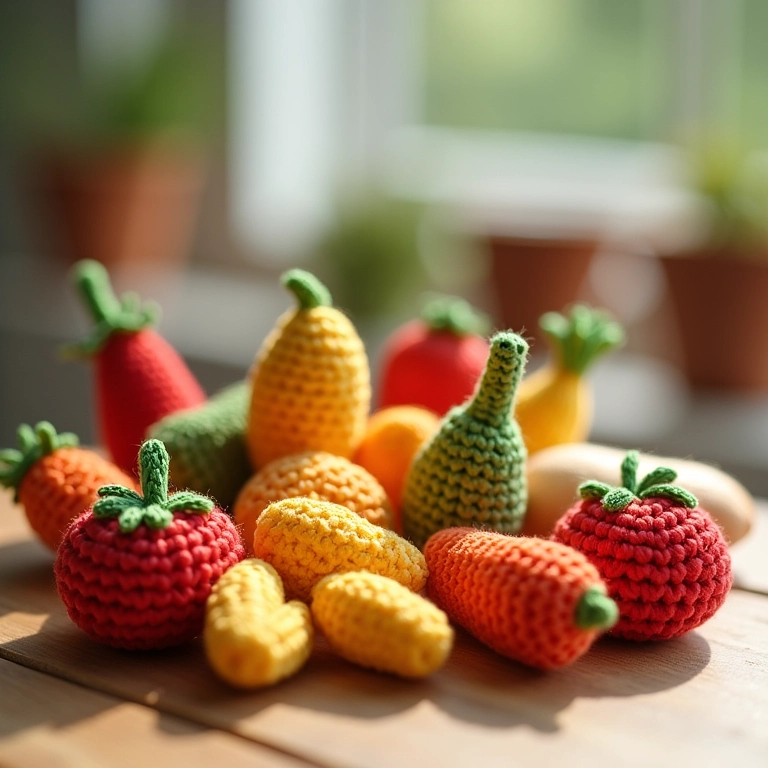 Mini livro de receitas natalinas em amigurumi.