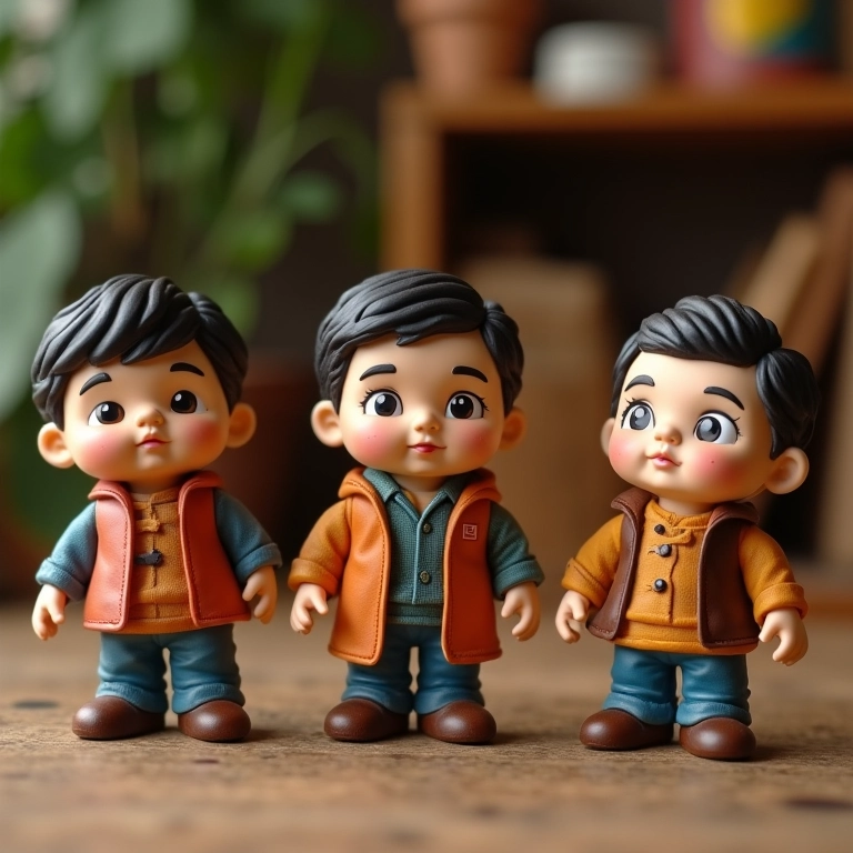 Miniaturas personalizadas como lembrancinha única e especial.