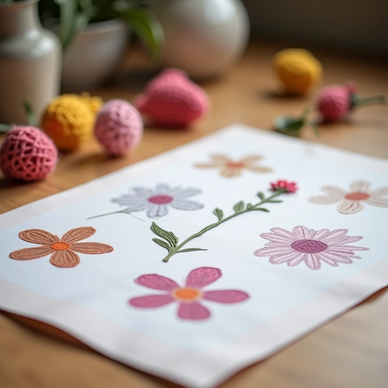 Moldes de flor de 6 pétalas para imprimir.