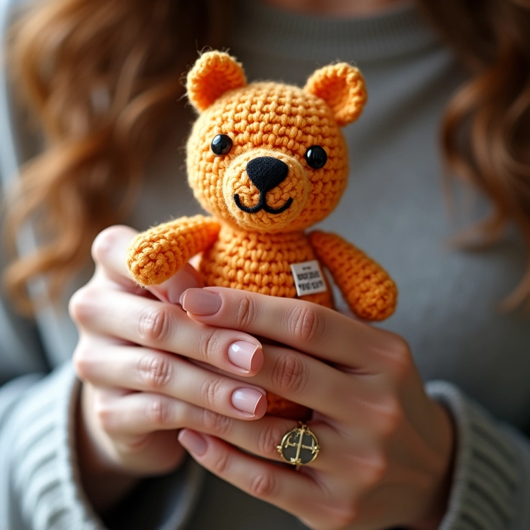 Personalizando lembrancinhas de amigurumi.