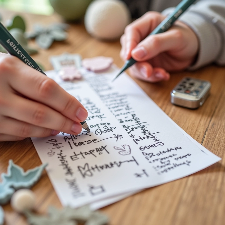 Personalizando tags de lembrancinha de nascimento.