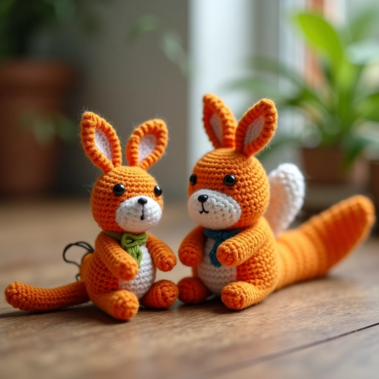 Planilha com amigurumis para organização.