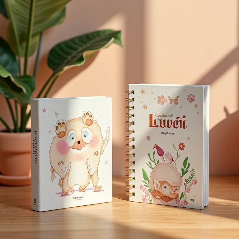 Planner ou agenda personalizados de amigurumi.