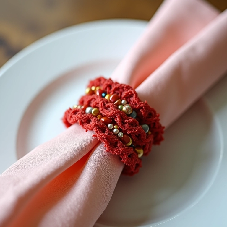 Porta-guardanapos de EVA combinados com outros materiais