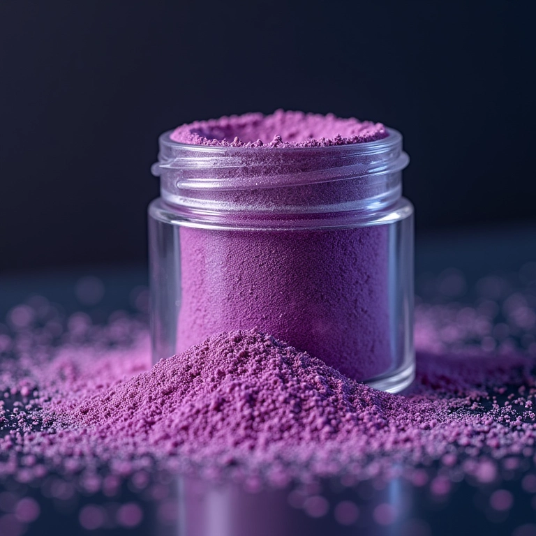 Pote de glitter em pó da Acrilex